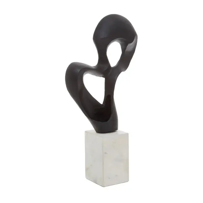 Milan Monochrome Knot Sculpture Camden and Co Luxury Homewares