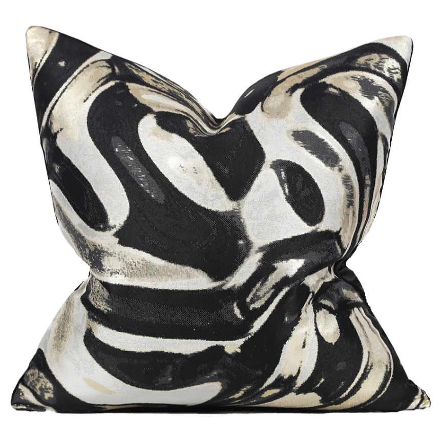 Abstract Zebra Luxury Cushion Camden and co home