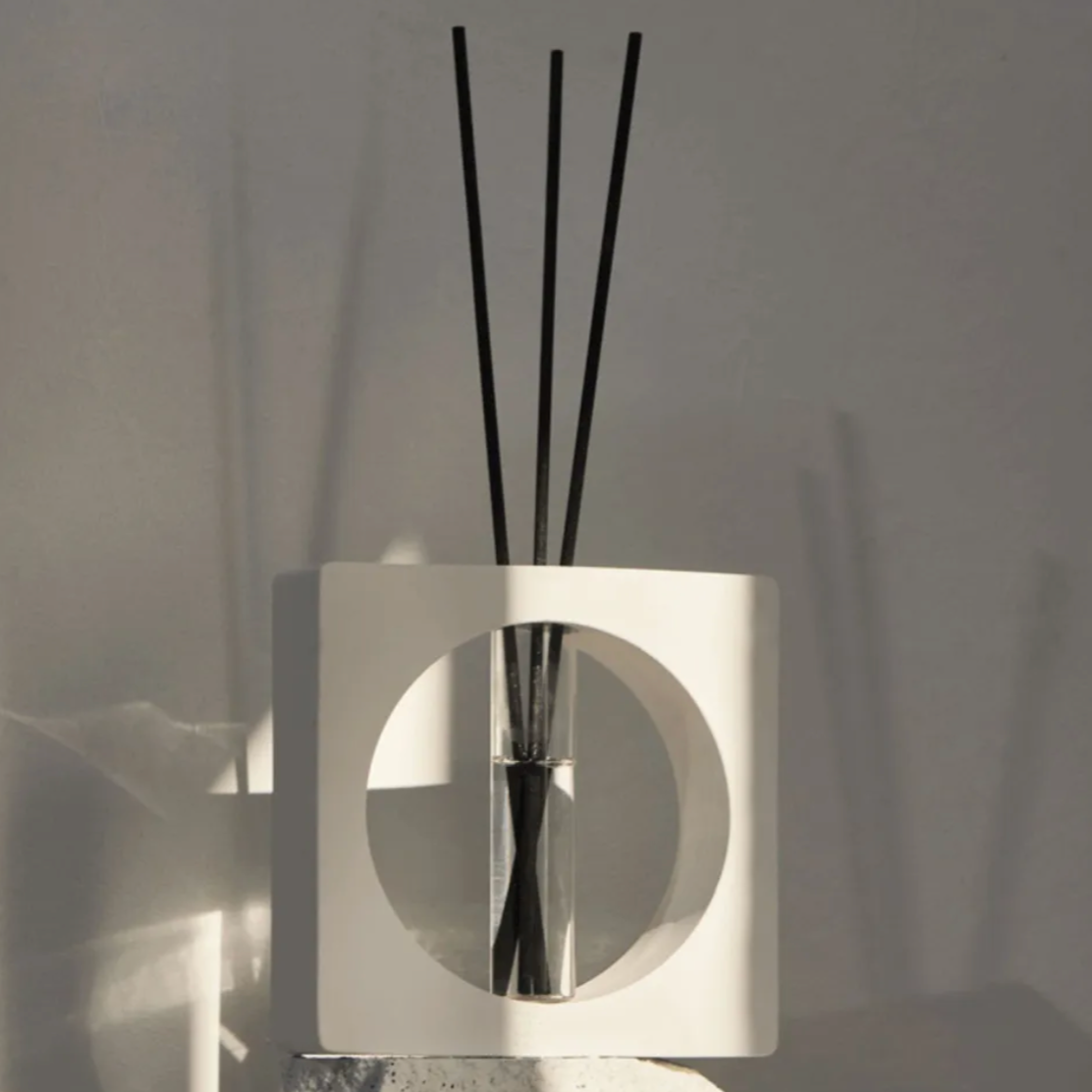 Patterned Diffuser Eva Minimalist Geometric Ceramic Reed Diffuser