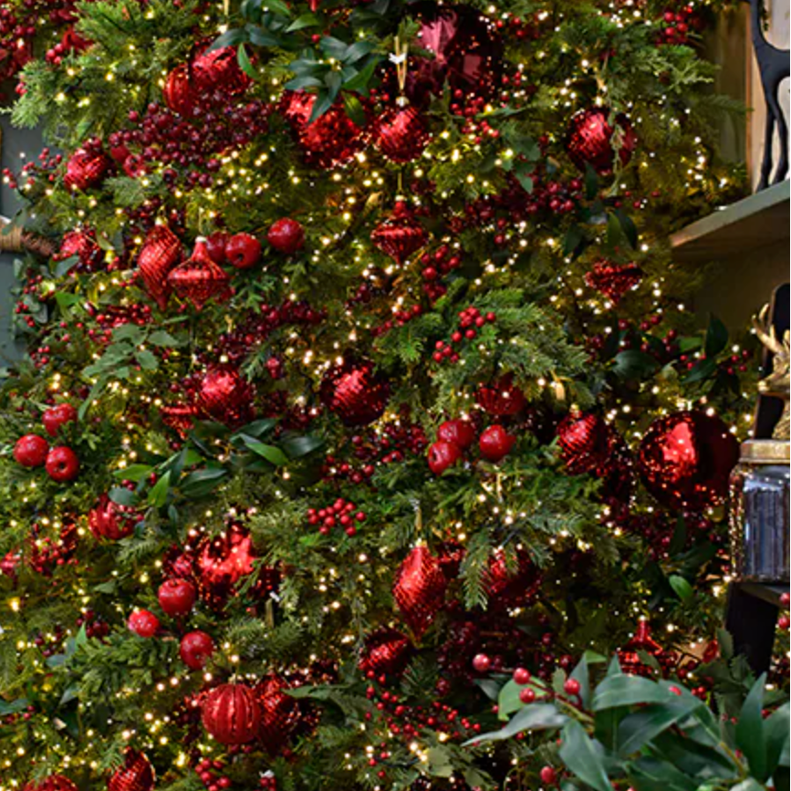 Extra Large Red Luxury Christmas Bauble - 14cm