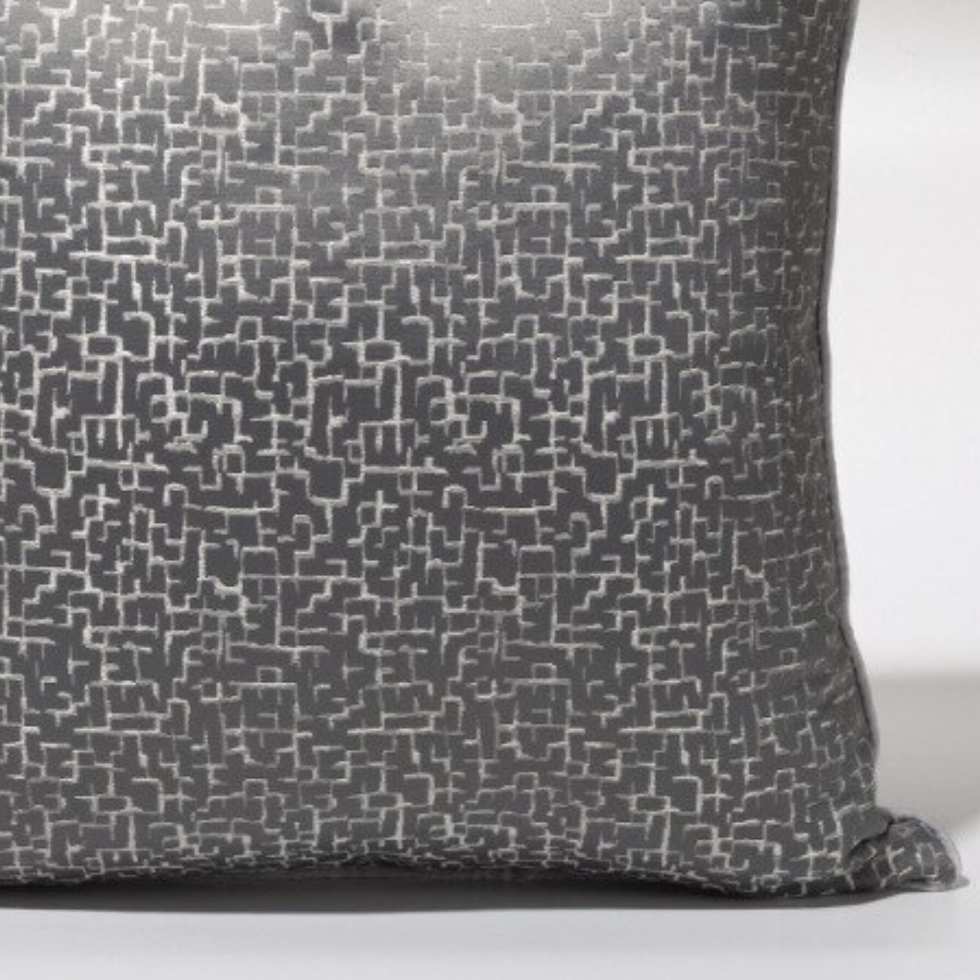 Grey Crackle Effect Luxury Cushion from Camden and Co