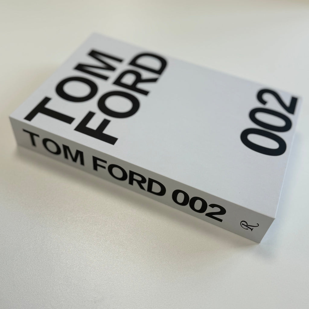 Tom Ford 002 White Designer Faux Coffee Table Book by Camden and Co