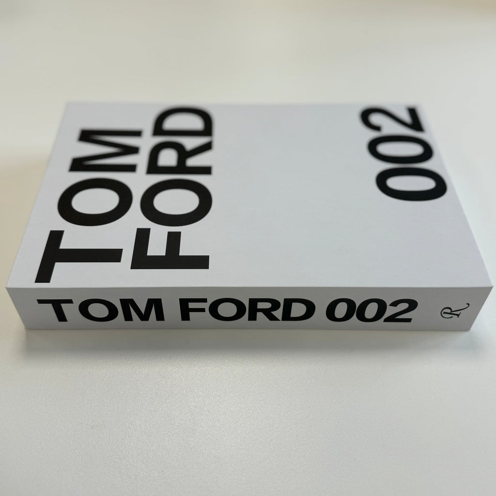 Tom Ford 002 White Designer Faux Coffee Table Book by Camden and Co