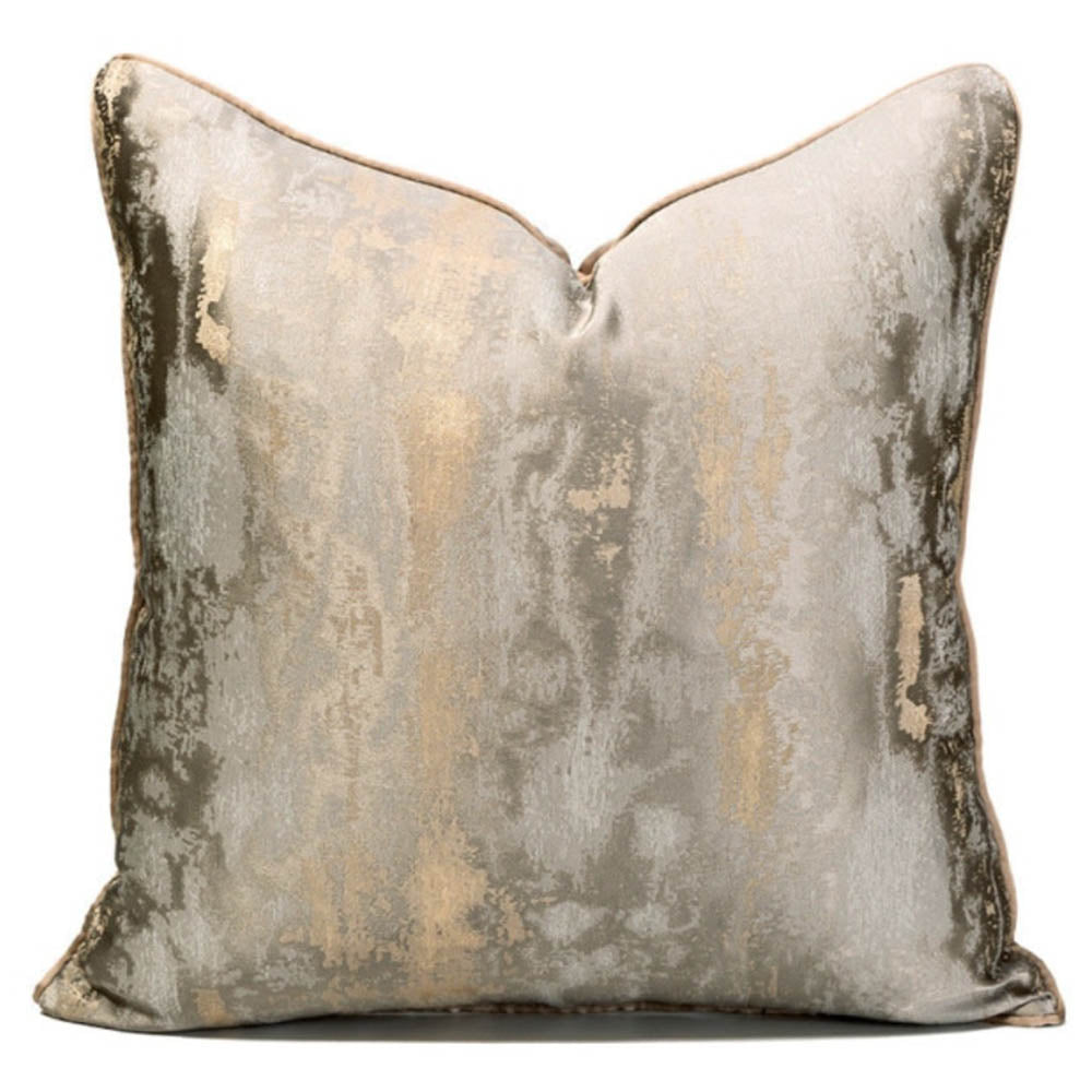 Cushion Set of 2 Bestsellers: Distressed Gold & Taupe Pair