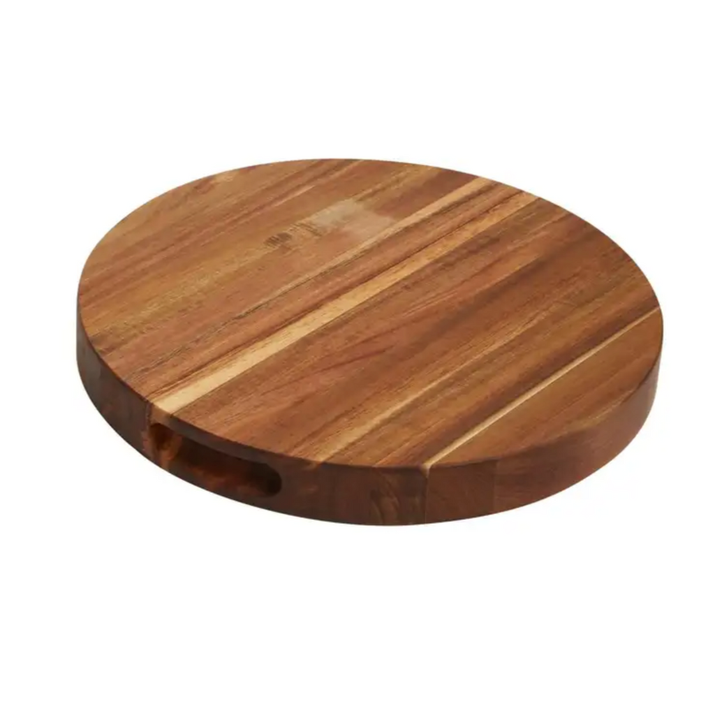 Solid Wood Round Chopping and Serving Board by Camden and Co