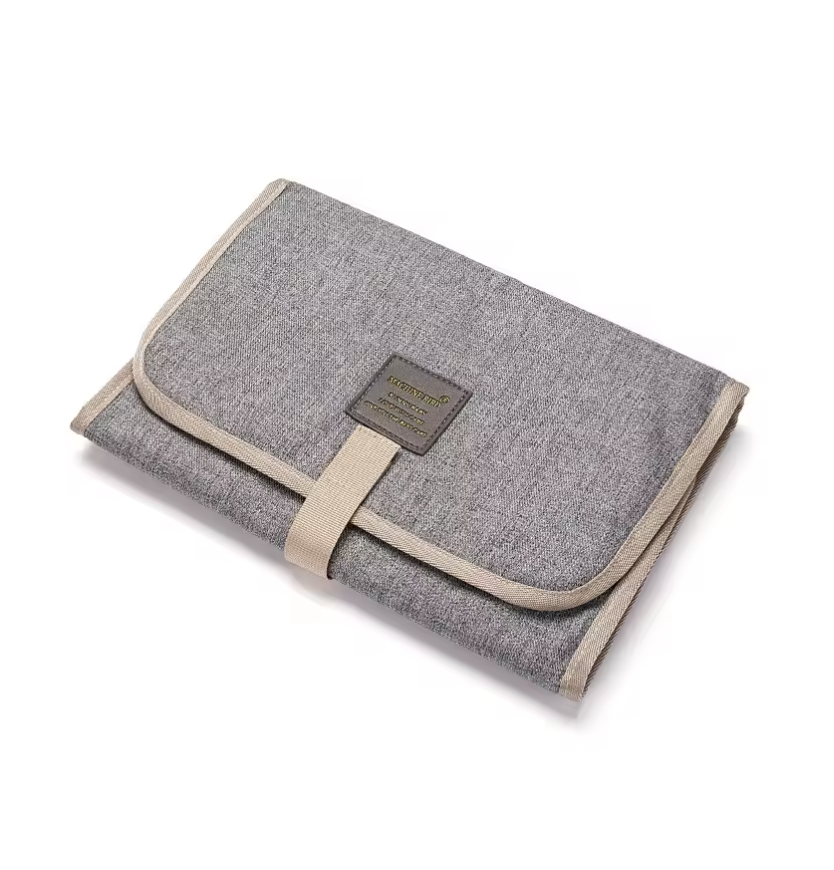 Light Grey Portable Baby Changing Mat