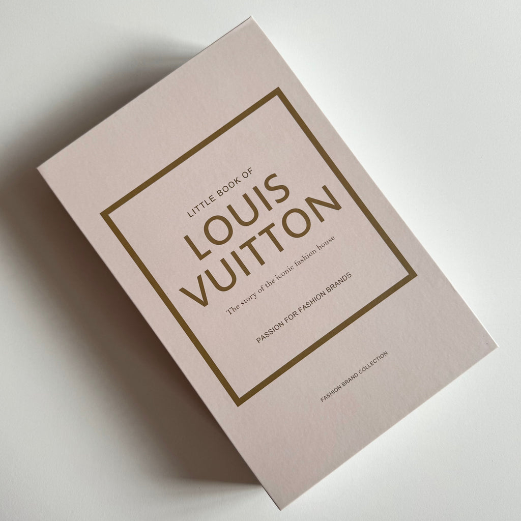 Louis Vuitton Beige & Gold Designer Faux Coffee Table Book Camden and Co