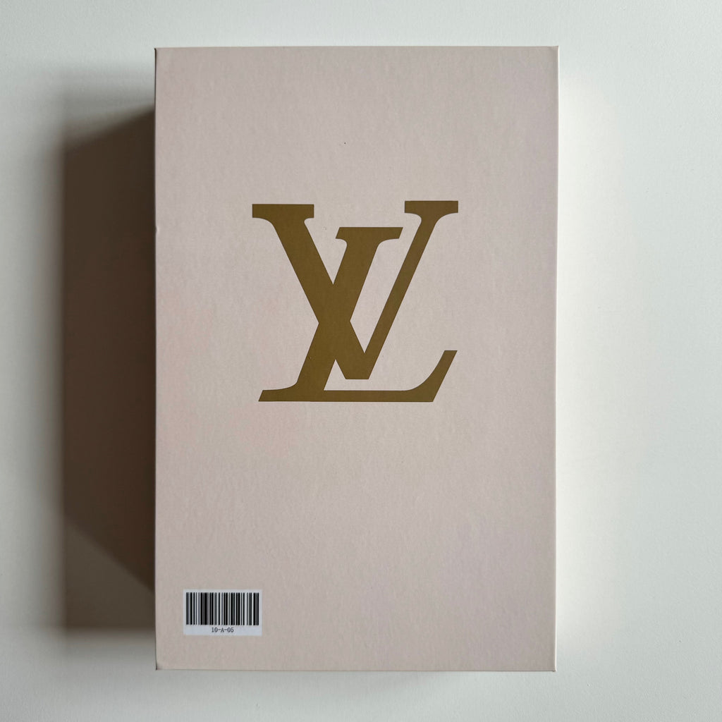 Louis Vuitton Beige & Gold Designer Faux Coffee Table Book Camden and Co