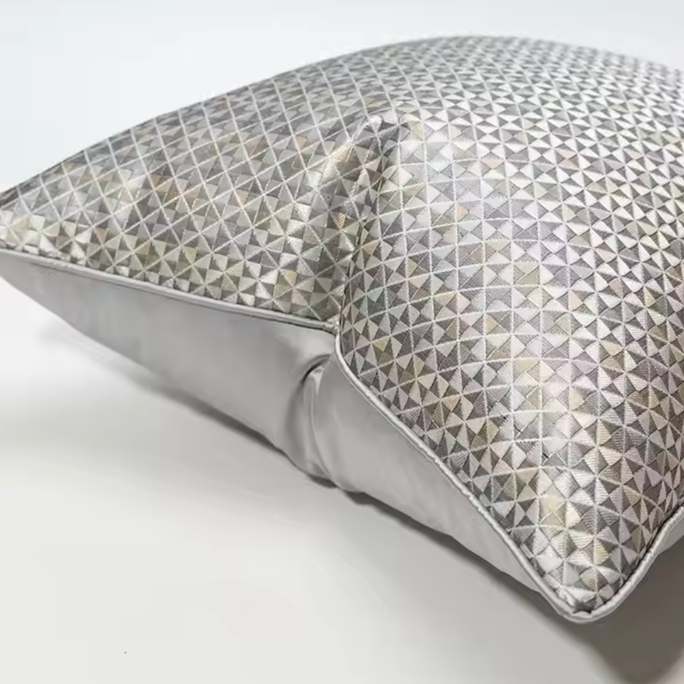 Marla Dimensional Bronze & Grey Luxury Cushion by Camden and Co