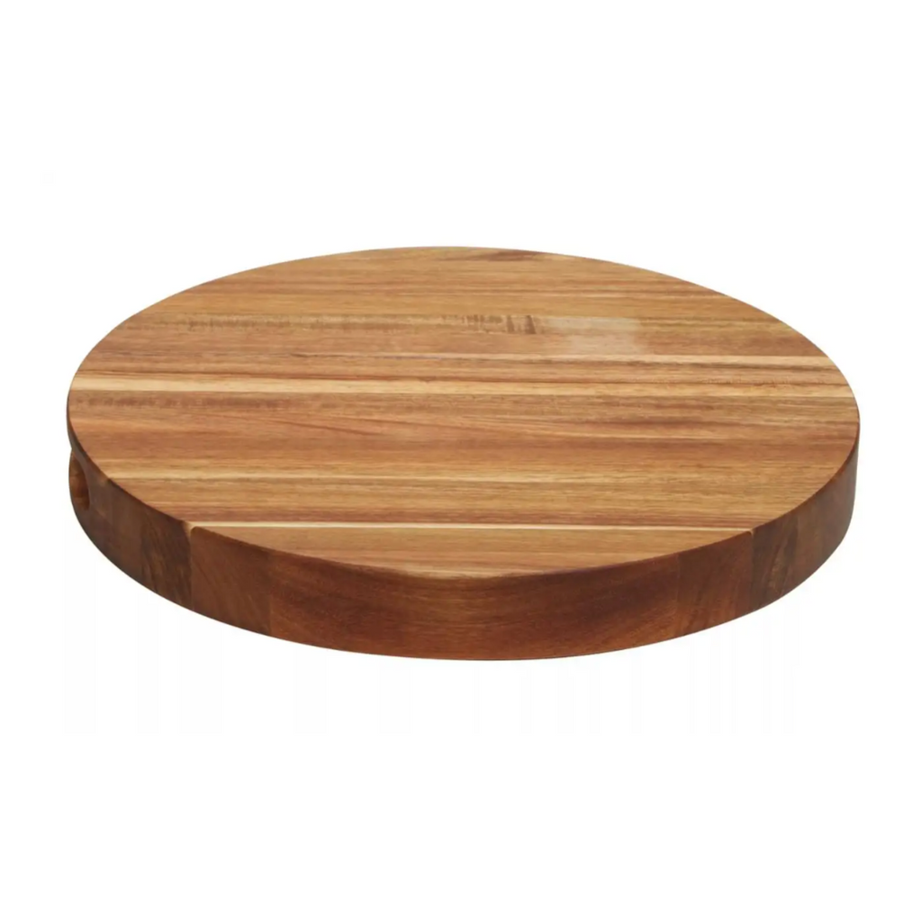 Solid Wood Round Chopping and Serving Board by Camden and Co