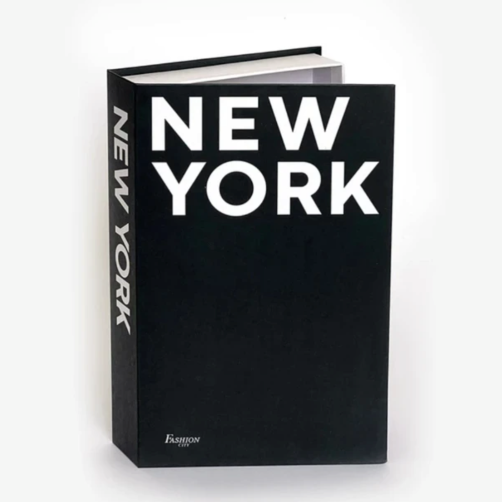 New York Designer Faux Coffee Table Book Camden and co