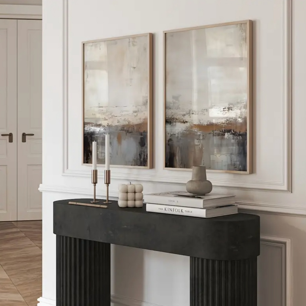 Set of 2 Minimalist Abstract Landscape Wall Art Prints Camden and co