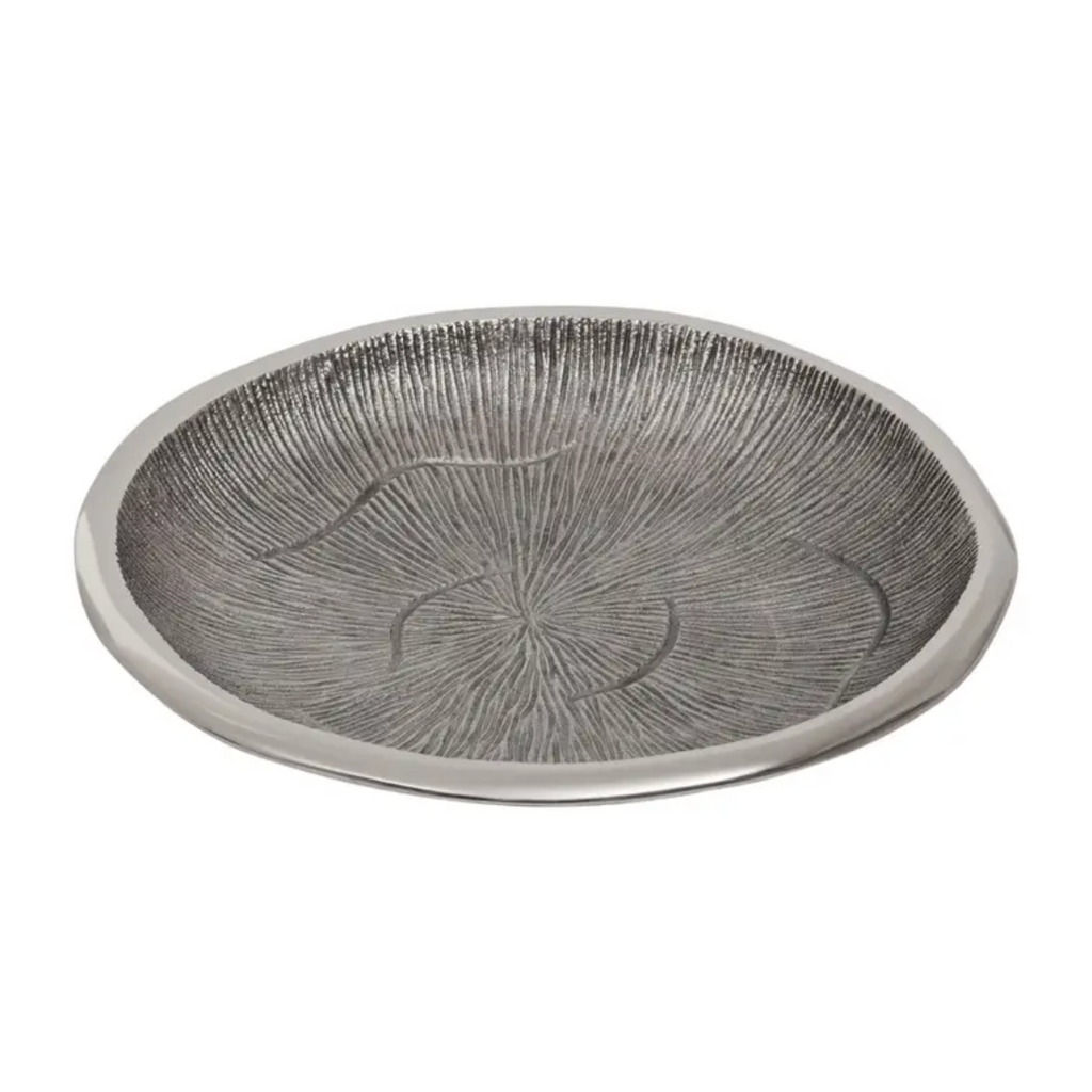 Sloane Silver Oak Effect Decorative Bowl Camden and co